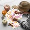 12 Sheet Fall Rub on Transfers Pink Orange Pumpkin Sunflower Transfer Stickers